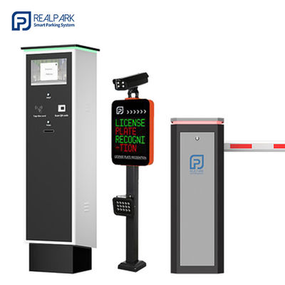 10.1 นิ้ว LCD LPR Parking Solution เครื่องจอดรถ