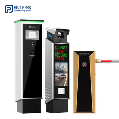 เครื่องควบคุมจอดรถ LPR พร้อมกล้อง LPR LCD 5MP เครื่องเปิดประตูจดทะเบียน